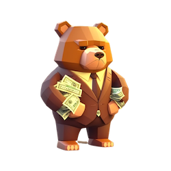 bear with money